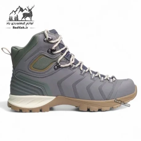 کفش طبیعت گردی مردانه هامتو مدل 240246A-4 رنگ خاکستری