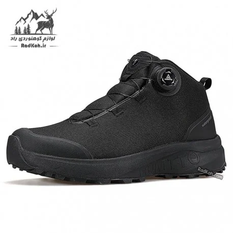 کفش پیاده روی مردانه هامتو مدل 250573A-1 بند دیسکی رنگ مشکی