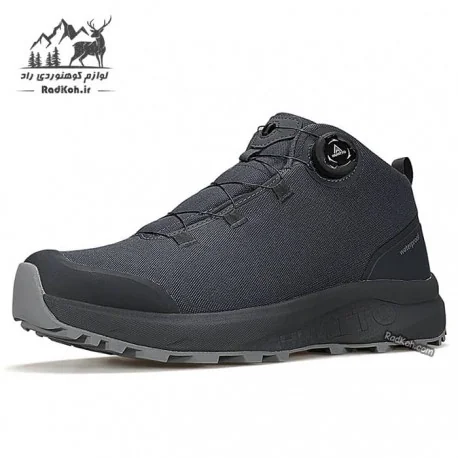 کفش پیاده روی مردانه هامتو مدل 250573A-2 رنگ خاکستری تیره