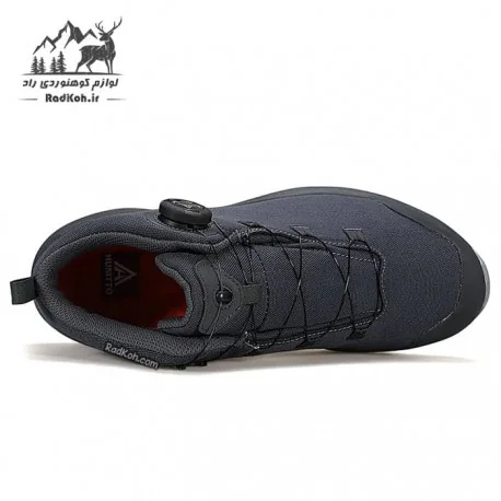کفش طبیعت گردی مردانه هامتو مدل 250573A-2 رنگ خاکستری تیره
