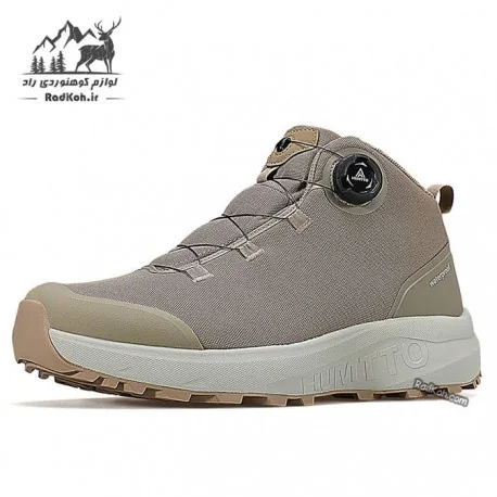 کفش پیاده روی مردانه هامتو مدل 250573A-3 بند دیسکی رنگ خاکی