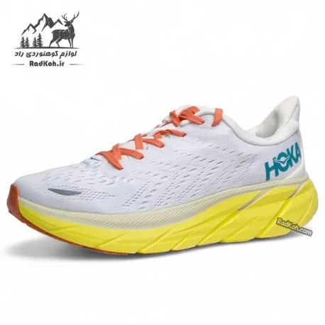	کفش پیاده روی مردانه هوکا مدل M Clifton 8 کد 1119393 رنگ سفید/زرد