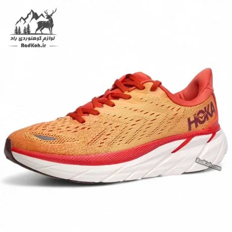 کفش پیاده روی هوکا مردانه مدل M Clifton 8 کد 1119393 رنگ نارنجی
