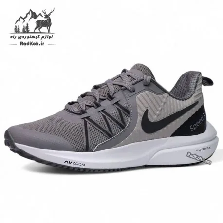کفش پیاده روی مردانه نایک ایر زوم اسپد ایکس رنگ طوسی روشن