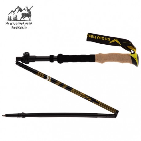 باتوم تاشو کوهنوردی کلیپسی اسنوهاک مدل 315 رنگ زرد