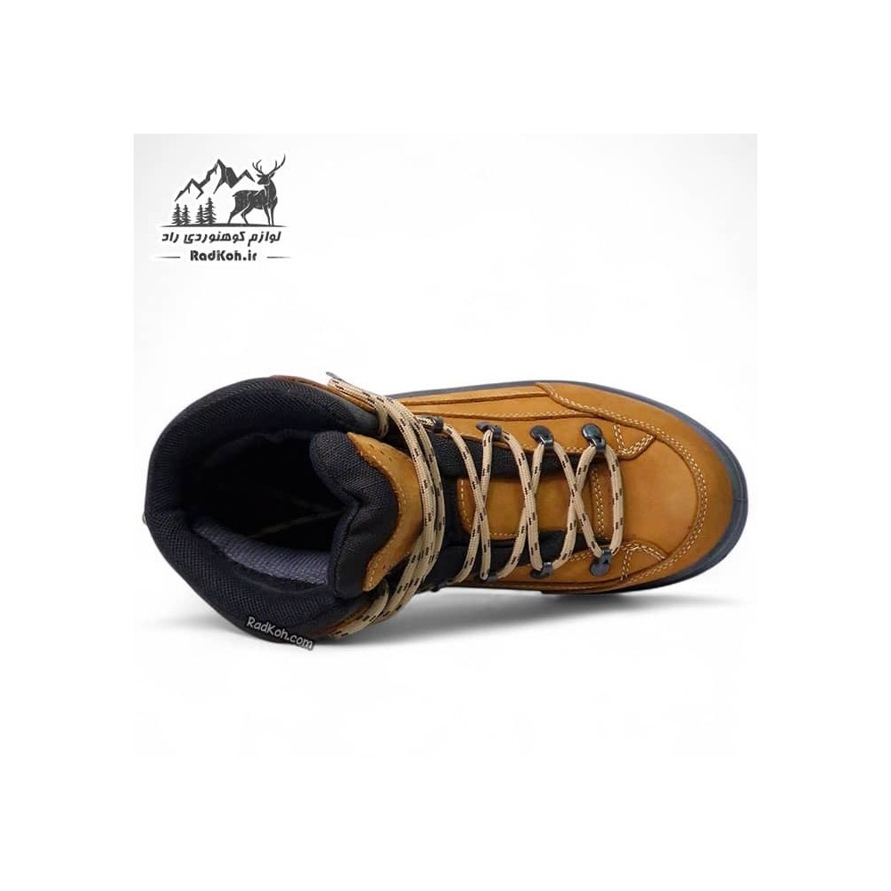 کفش جنگل نوردی مردانه مکوان مدل لوا رنگ خردلی