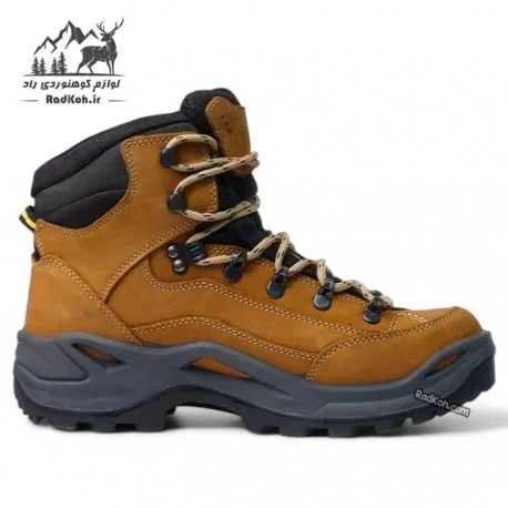 کفش طبیعت گردی مردانه مکوان مدل لوا رنگ خردلی