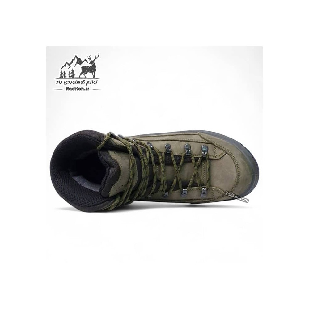 کفش جنگل نوردی مکوان مردانه مدل لوا رنگ سبز تیره
