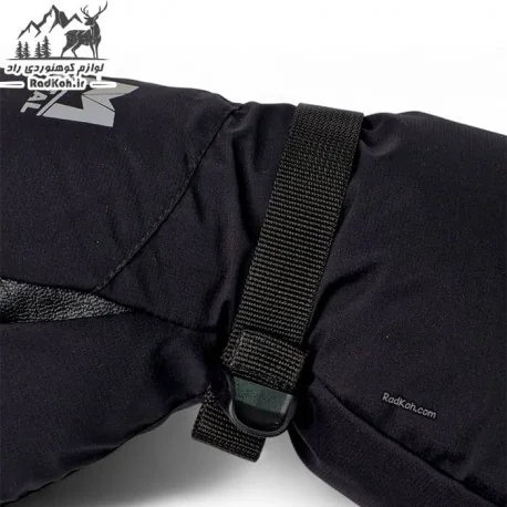 دستکش پر مردانه و زنانه کوهنوردی موتال مدل ولکان رنگ مشکی