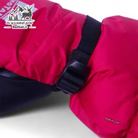 دستکش زمستانی پر موتال مدل ولکان رنگ قرمز