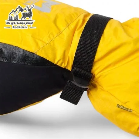 دستکش کوهنوردی پر موتال مدل ولکان رنگ زرد