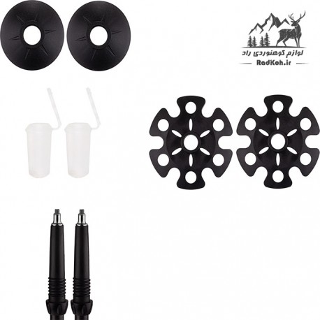 باتوم تاشو کوهنوردی کلیپسی اسنوهاک مدل 315 رنگ زرد