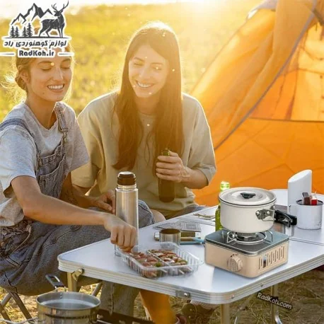 اجاق گاز کوهنوردی پرتابل مدل DKS1003 رنگ خاکی