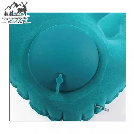 بالش بادی سفری اتوماتیک مدل 400 رنگ سبز