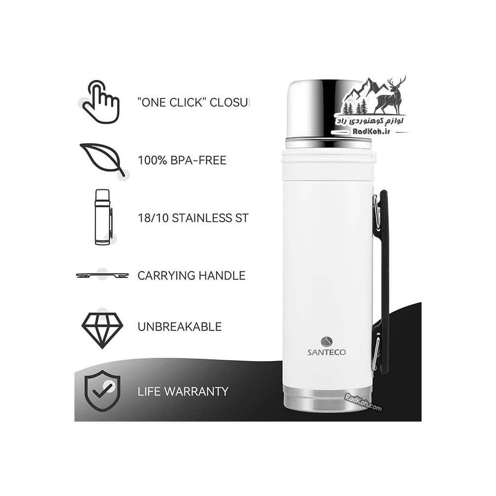 فلاسک سانتکو ۱ لیتری مدل Aspen کد HY-1000-16