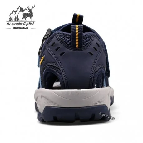 صندل هامتو مدل 710091A-4 رنگ سرمه ای/زرد