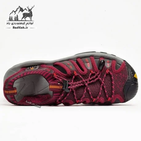 صندل زنانه هامتو مدل humtto 710096B-4 رنگ زرشکی