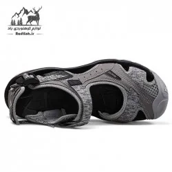 صندل طبیعت گردی مردانه هومتو مدل 9601-3 رنگ خاکستری تیره