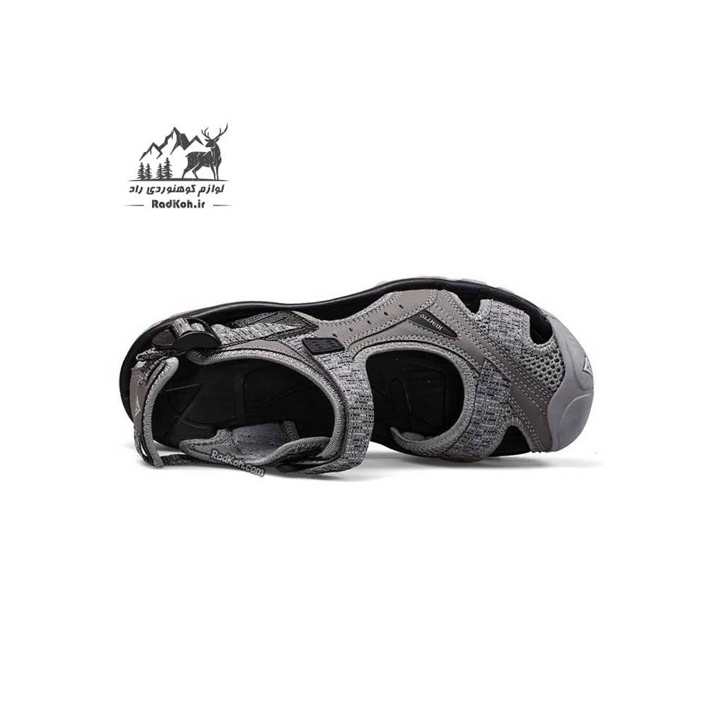 صندل طبیعت گردی مردانه هومتو مدل 9601-3 رنگ خاکستری تیره