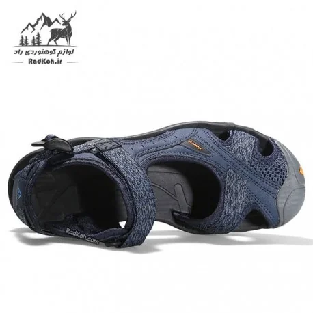صندل کوهنوردی مردانه هامتو مدل 9601-6 رنگ سرمه ای/مشکی