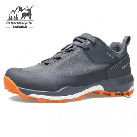 کفش پیاده روی مردانه هامتو مدل 120488A-2 رنگ خاکستری/نارنجی