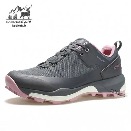 کفش پیاده روی زنانه هامتو مدل 120488B-2 رنگ خاکستری تیره