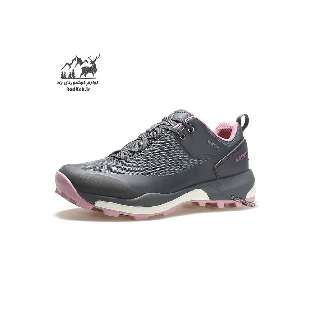 کفش پیاده روی زنانه هامتو مدل 120488B-2 رنگ خاکستری تیره