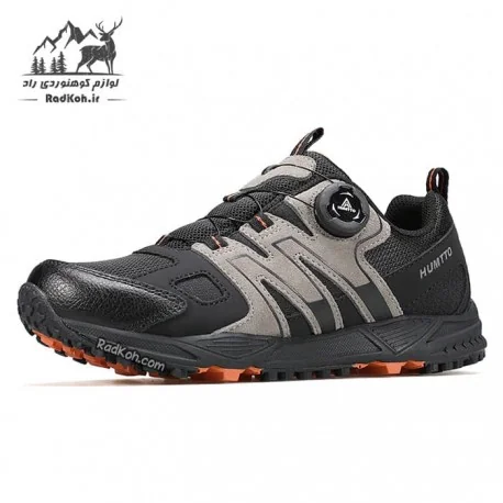 کفش مردانه هامتو مدل 350311A-4 بند دیسکی رنگ مشکی/طوسی