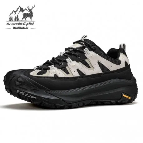 کفش طبیعت گردی مردانه هامتو مدل 350584A-2 رنگ مشکی/بژ