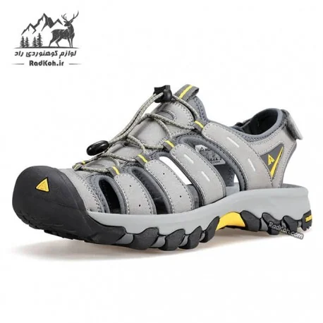 صندل جلو بسته هامتو مدل 750064A-2 رنگ طوسی