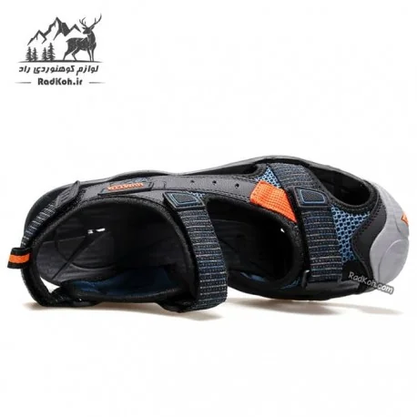 صندل پیاده روی مردانه هامتو مدل humtto 740093A-3 رنگ مشکی/نارنجی