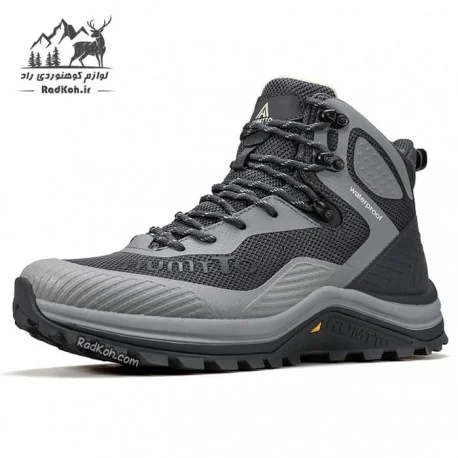 کفش مردانه هامتو مدل 250460A-3 رنگ طوسی/خاکستری تیره