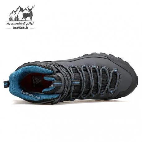 کفش مردانه هامتو مدل 250864A-2 رنگ خاکستری تیره