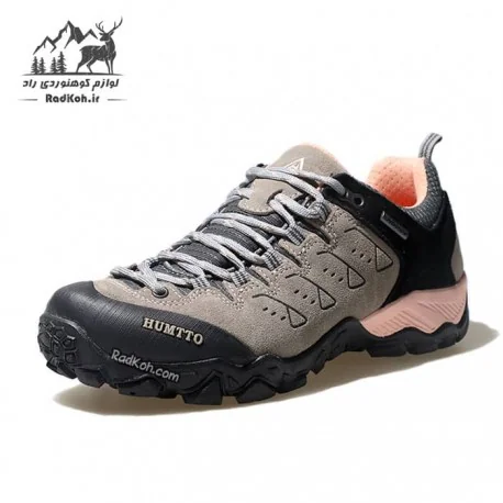 کفش رانینگ هامتو زنانه مدل 19066B-4 رنگ خاکی/صورتی