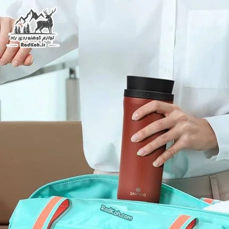 ماگ 480 میلی لیتر سانتکو مدل ODDA رنگ زرشکی