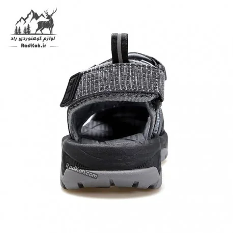 صندل زنانه هامتو مدل 740093B-2 رنگ خاکستری تیره