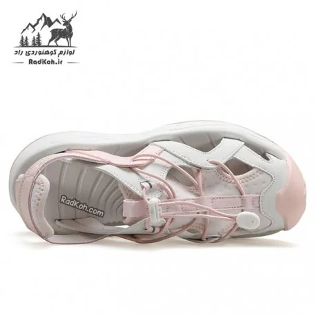 صندل زنانه هومتو مدل humtto 740086B-4 رنگ سفید/صورتی روشن