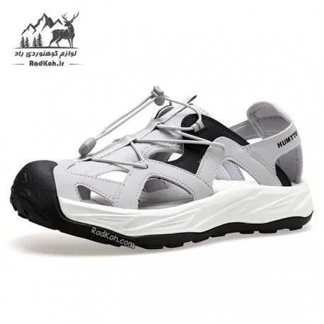 صندل زنانه راحتی هامتو مدل 740086B-5 رنگ طوسی