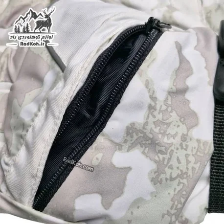 دستکش کوهنوردی و اسکی کد R01 رنگ سفید/سبز