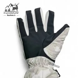 دستکش کوهنوردی و اسکی کد R01 رنگ سفید/سبز
