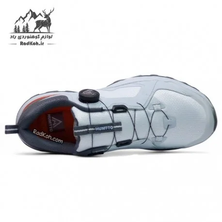 کفش مردانه هومتو مدل 350556A-3 بند دیسکی رنگ طوسی