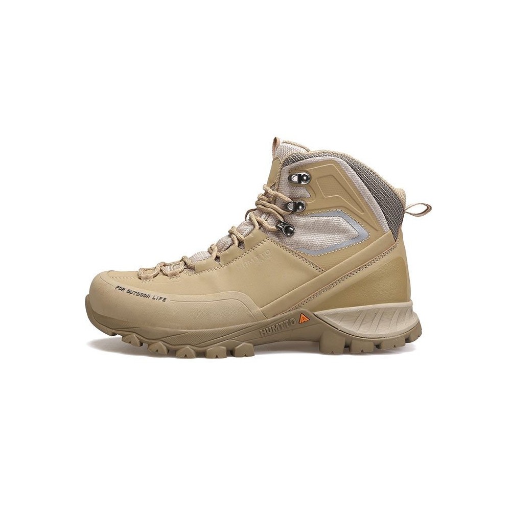 کفش مردانه هامتو مدل 240783A-2 رنگ خاکی روشن