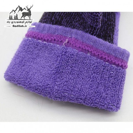 جوراب کوهنوردی ساق بلند زنانه لافوما کد SN-6045 رنگ آبی