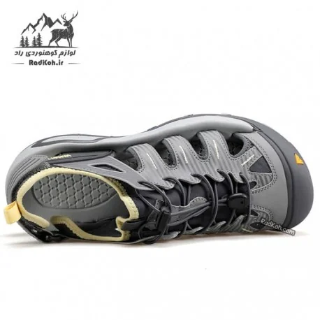 صندل جلو بسته هامتو مدل humtto 750756A-2 رنگ طوسی