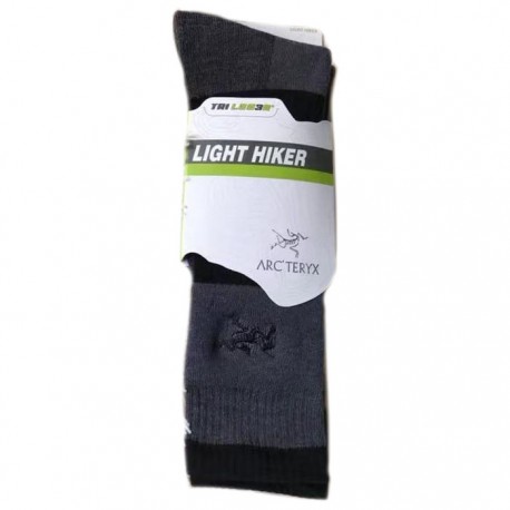جوراب کوهنوردی مردانه ساق بلند ARC’TERYX مدل Light Hikr رنگ خاکستری