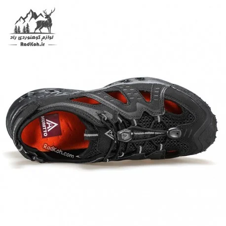 کفش صندل تابستانه مردانه هامتو مدل 650221A-6 رنگ مشکی