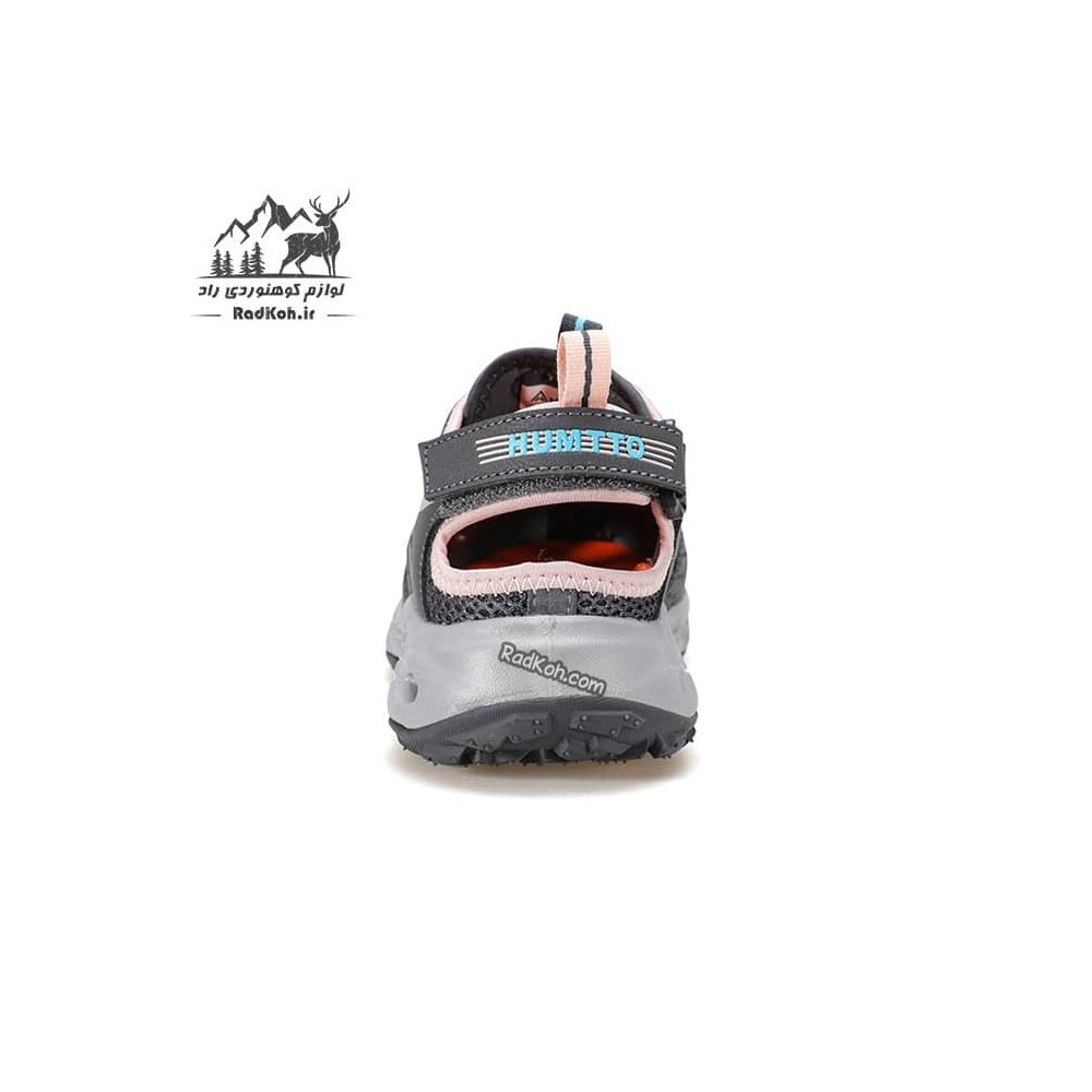 کفش صندل تابستانه زنانه هامتو مدل 650221B-2 رنگ خاکستری تیره