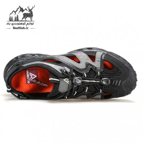 کفش صندل هومتو زنانه مدل 650221B-3 رنگ مشکی/خاکستری