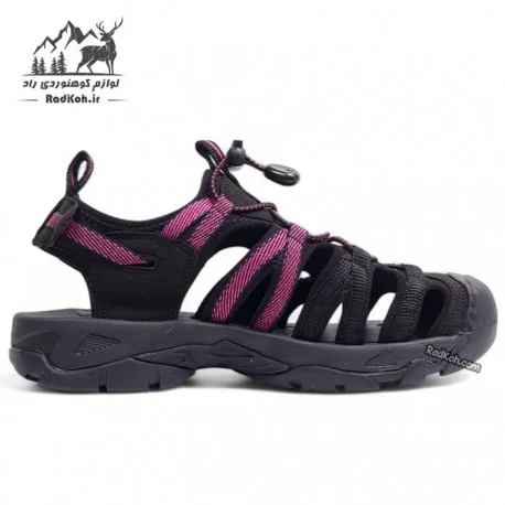 صندل کوهنوردی سبک زنانه هامتو مدل humtto 710442B-6 رنگ مشکی/صورتی