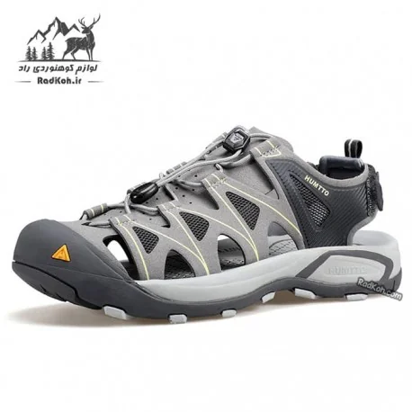 صندل جلو بسته هامتو مدل 750545A-2 رنگ خاکستری